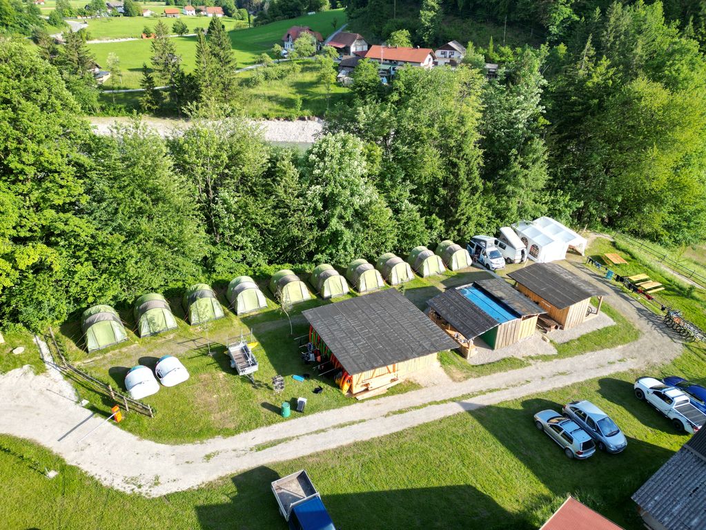 Camping Slovenie tenten